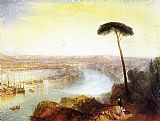 Mount Canvas Paintings - Rome from Mount Aventine